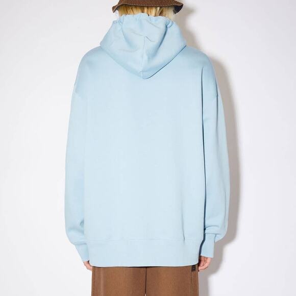 Acne Studios Powder Blue Hooded Pullover Sweatshirt Unisex Size Small NWT - Picture 2 of 8